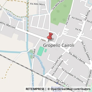 Mappa Via della Libertà, 2, 27027 Gropello Cairoli, Pavia (Lombardia)