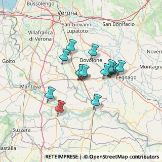 Mappa Via Giuseppe Verdi, 37054 Nogara VR, Italia (10.414)