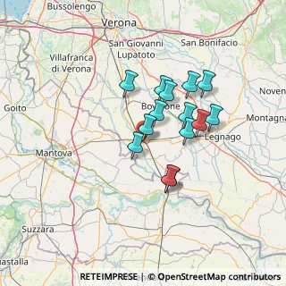 Mappa Via Giuseppe Verdi, 37054 Nogara VR, Italia (10.64143)