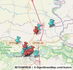 Mappa Via Casale, 15030 Villanova Monferrato AL, Italia (4.278)