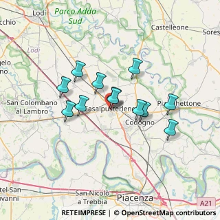 Mappa Via Cesare Battisti, 26841 Casalpusterlengo LO, Italia (5.47417)
