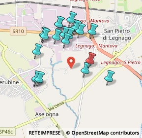 Mappa Via Pisane Righette, 37045 Legnago VR, Italia (0.9145)