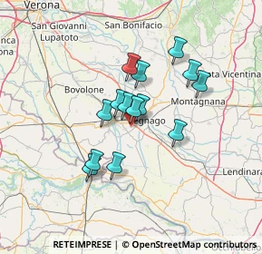 Mappa Via Pisane Righette, 37045 Legnago VR, Italia (10.25714)