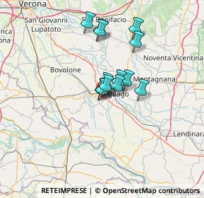 Mappa Via Pisane Righette, 37045 Legnago VR, Italia (9.4)