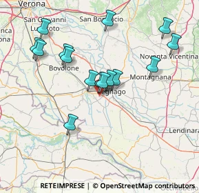 Mappa Via Pisane Righette, 37045 Legnago VR, Italia (14.528)