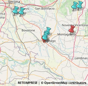 Mappa Via Pisane Righette, 37045 Legnago VR, Italia (24.32273)