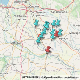 Mappa Via S. Francesco, 37054 Nogara VR, Italia (10.76214)