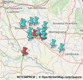 Mappa Via Gioberti Vincenzo, 37045 Legnago VR, Italia (10.515)