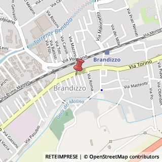 Mappa Via Torino, 165, 10032 Brandizzo, Torino (Piemonte)