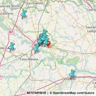 Mappa Via Francesco Pecchio, 27100 Pavia PV, Italia (5.88833)