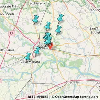 Mappa Via Francesco Pecchio, 27100 Pavia PV, Italia (5.38455)