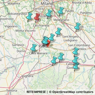 Mappa Via Francesco Pecchio, 27100 Pavia PV, Italia (15.23063)