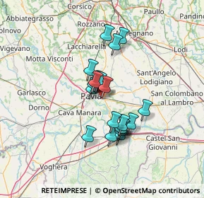 Mappa Via Pietro Fondrini, 27100 Pavia PV, Italia (10.3215)