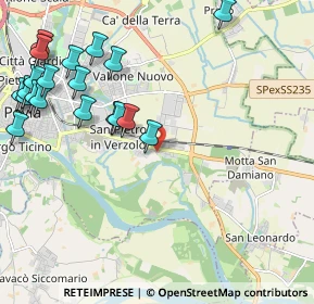 Mappa Via Pietro Fondrini, 27100 Pavia PV, Italia (2.682)