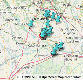 Mappa Via Cà Bella, 27100 Pavia PV, Italia (10.1245)