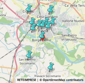 Mappa Via Cà Bella, 27100 Pavia PV, Italia (1.64917)