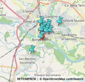 Mappa Via Cà Bella, 27100 Pavia PV, Italia (1.03917)