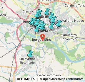 Mappa Via Cà Bella, 27100 Pavia PV, Italia (1.5315)