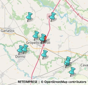 Mappa Viale C. B. Zanotti, 27027 Gropello Cairoli PV, Italia (3.91727)