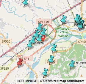 Mappa Via Po, 10032 Brandizzo TO, Italia (2.417)