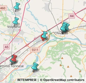 Mappa Via Po, 10032 Brandizzo TO, Italia (5.05)