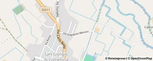 Mappa San Giorgio di Lomellina