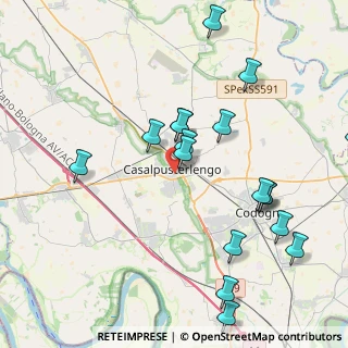 Mappa Via V. Ambrogio, 26841 Casalpusterlengo LO, Italia (5.0565)