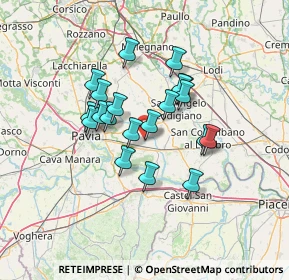 Mappa Via Guglielmo Marconi, 27010 Filighera PV, Italia (10.6425)