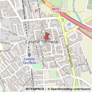 Mappa Piazza Avv Vincenzo Boschiassi, 1, 10072 Caselle Torinese, Torino (Piemonte)