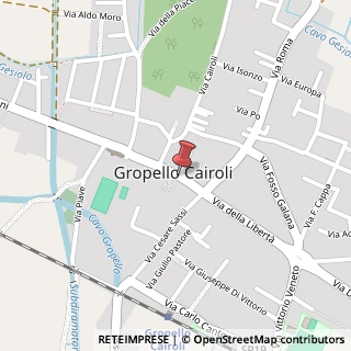 Mappa Via della liberta' 221, 27027 Gropello Cairoli, Pavia (Lombardia)