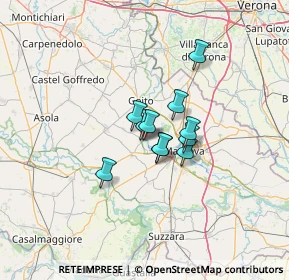 Mappa Via Giuseppe Mazzini, 46040 Castellucchio MN, Italia (7.61727)