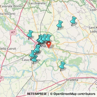 Mappa Via Francana, 27100 Pavia PV, Italia (5.69714)