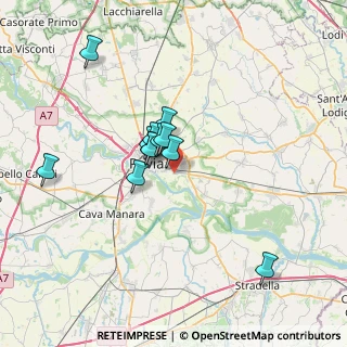 Mappa Via Francana, 27100 Pavia PV, Italia (5.49583)