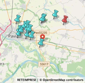 Mappa Strada Colombarone Marozzi, 27010 Valle Salimbene PV, Italia (3.73267)