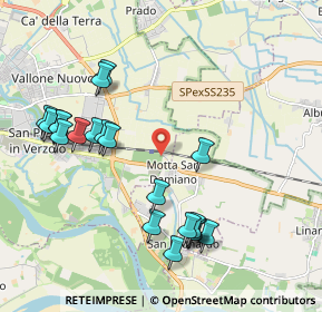 Mappa Strada Colombarone Marozzi, 27010 Valle Salimbene PV, Italia (2.1825)