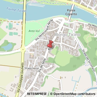 Mappa Via dei Mille, 114, 27100 Pavia, Pavia (Lombardia)