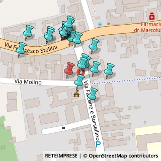 Mappa Via Giovanni Falcone Paolo Borsellino, 37054 Nogara VR, Italia (0.0625)