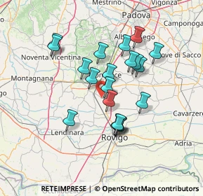 Mappa Vicolo Tiziano Vecellio, 35047 Solesino PD, Italia (11.844)