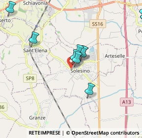 Mappa Vicolo Tiziano Vecellio, 35047 Solesino PD, Italia (2.62692)