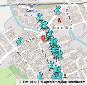 Mappa Via Dè Reali, 27031 Candia Lomellina PV, Italia (0.11429)