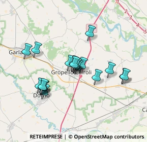Mappa Via Carlo Albani, 27027 Gropello Cairoli PV, Italia (2.9725)