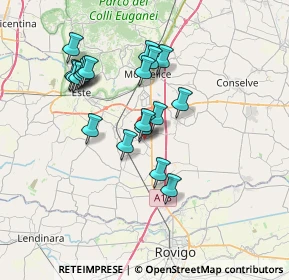 Mappa Viale della Libertà, 35047 Solesino PD, Italia (6.41263)