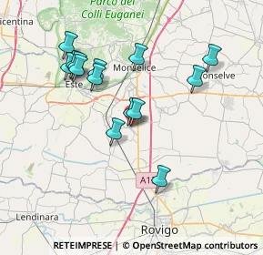 Mappa Piazza Aldo Moro, 35047 Solesino PD, Italia (7.02714)