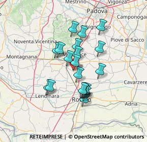 Mappa Viale della Libertà, 35047 Solesino PD, Italia (10.8005)