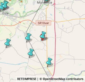 Mappa Viale della Libertà, 35047 Solesino PD, Italia (6.545)