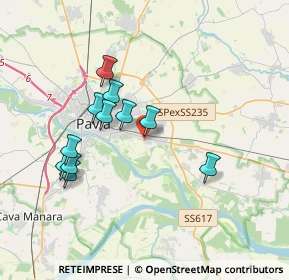 Mappa Via Enrico Bottini, 27100 Pavia PV, Italia (3.30818)