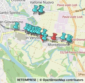 Mappa Via Enrico Bottini, 27100 Pavia PV, Italia (0.75)