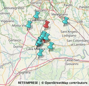Mappa Via Enrico Bottini, 27100 Pavia PV, Italia (8.33083)