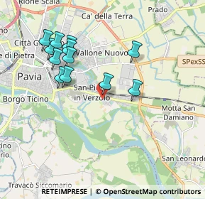 Mappa Via Enrico Bottini, 27100 Pavia PV, Italia (1.865)