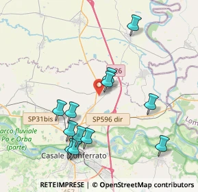 Mappa Via Marconi, 15030 Villanova Monferrato AL, Italia (4.08)